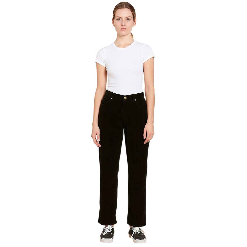 Lauren Jeans Co. Ralph Lauren Corduroy Pants Womens 12 Dark Brown Vintage Retro